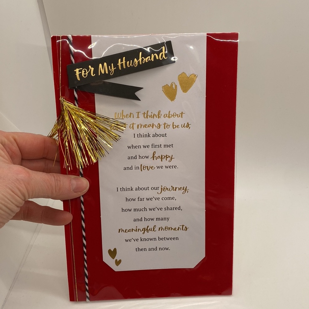 NWT American Greetings Happy Valentine’s Day to My Husband